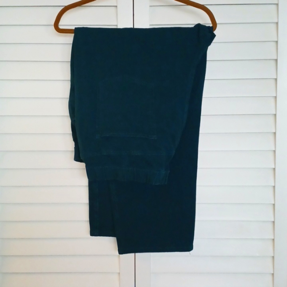 DreamJeannes by Quacker Factory 3X Short Petite Green Pants Jeans